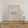 Beige and White Abstract #2