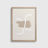 Beige and White Abstract #2