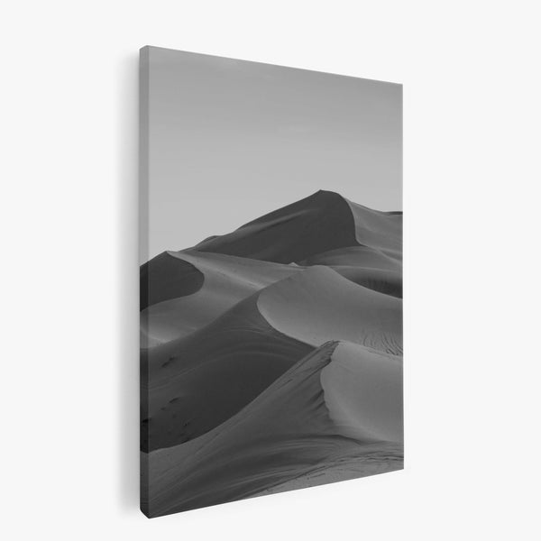 Canvas | Grey Morocco Sahara Vertical