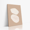 Canvas | White Shapes on Camel #2